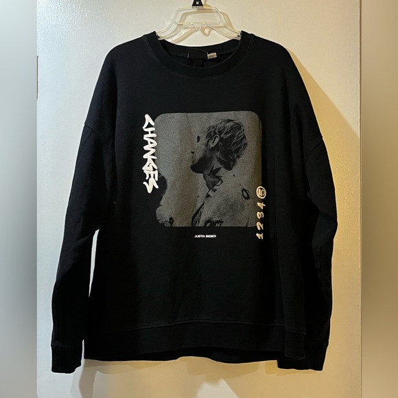 Men’s Justin Bieber Crewneck Sz XL - Picture 1 of 4